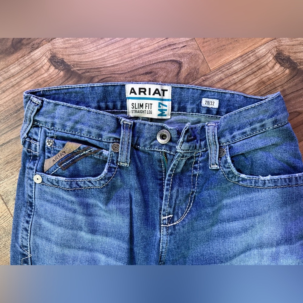 Ariat Blue Denim Slim Fit M7 28/32 Jeans